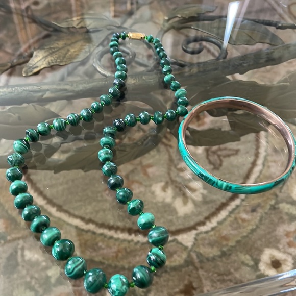 Malachite bead Set - Picture 4 of 6